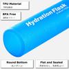 YAPJEB Hydration Foldable Soft Water 500ml Soft for Trail and Outdoor Activities 500ml Bottles Two Bottle, Bottle, Flask, Marathons, Running, Cycling,