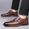 Fashion Casual Leather Business Shoes Formal Oxfords Footwear New Fashion Male Wedding Dress Shoes Elegantes Formal Dress Shoes for Men