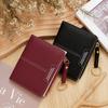 New Women's Wallet, Short Simple Card Bag, Change Bag, Student Clutch Bag, Folding Wallet, Fashionable Solid Color.
