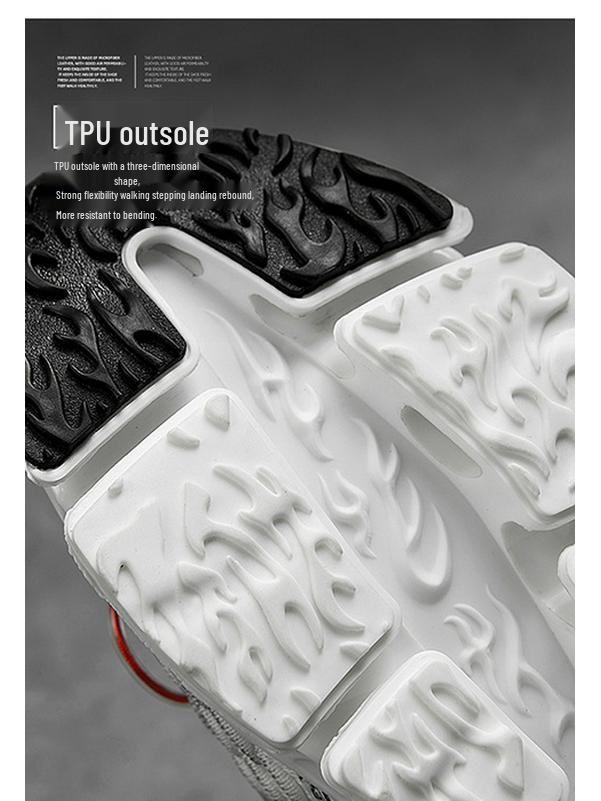 Men's Chinese Style Blade Coconut Casual Running Shoes, Sizes 45-46