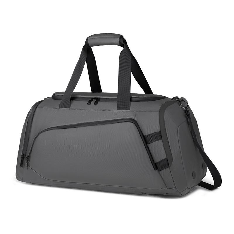Men's High-End Wear-Resistant Insulated Travel Fitness Bag with Wet/Dry Separation