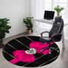 1pc Diamond Heart Chair Carpet for Office - Durable, Ideal for Chair Mats, Stylish & Functional Decorative Rug Yy260203029