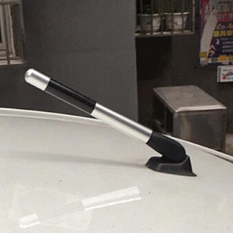 1Pcs Universal Black Carbon Fiber Antenna