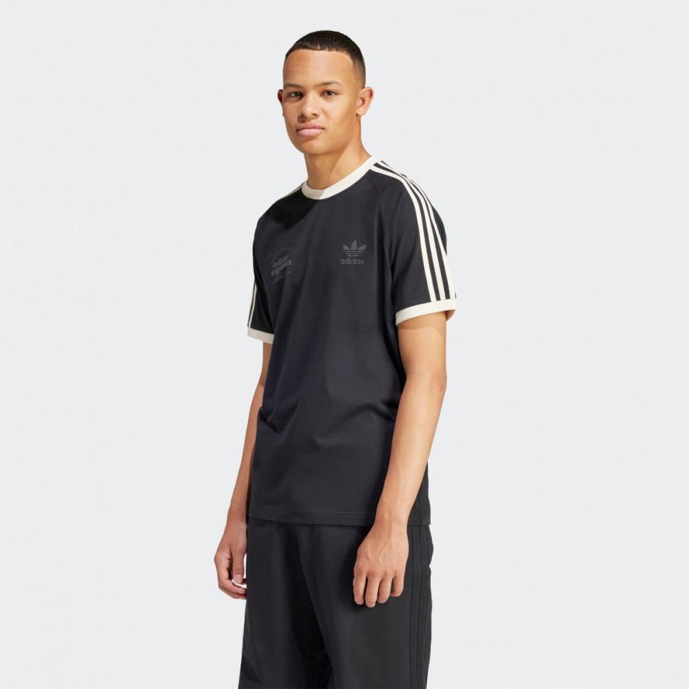 

футболка adidas с графикой IS1413 ЧЕРНАЯ