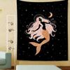 Indian girl tapestry mandala bohemian decoration lace hippie witchcraft divination custom your pattern