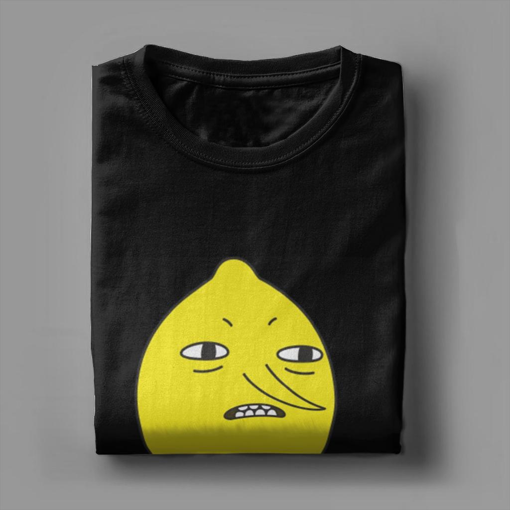 Lemongrab Herren T-Shirt Neuheit T-Shirts Kurzarm Rundhals T-Shirt Baumwolle Übergröße Tops