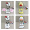 Rock Ente Gänse Stirnbänder Kragen Schwanz Tier Gänse Haarreif für Kinder Shows Ente Tier Stirnbänder Cartoon Kostüm