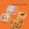 Disposable Kraft Square Food Containers with Lids