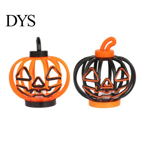 Halloween Pumpkin Lights Lantern, LED Light Up Hollow Ornament, Battery Operated Atmosphere Lighting Statue with Warm for Indoor Outdoor Party