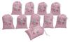 Darling Souvenir Purple Floral Quinceanera Party Supplies Drawstring Pouches Favor Bags 15