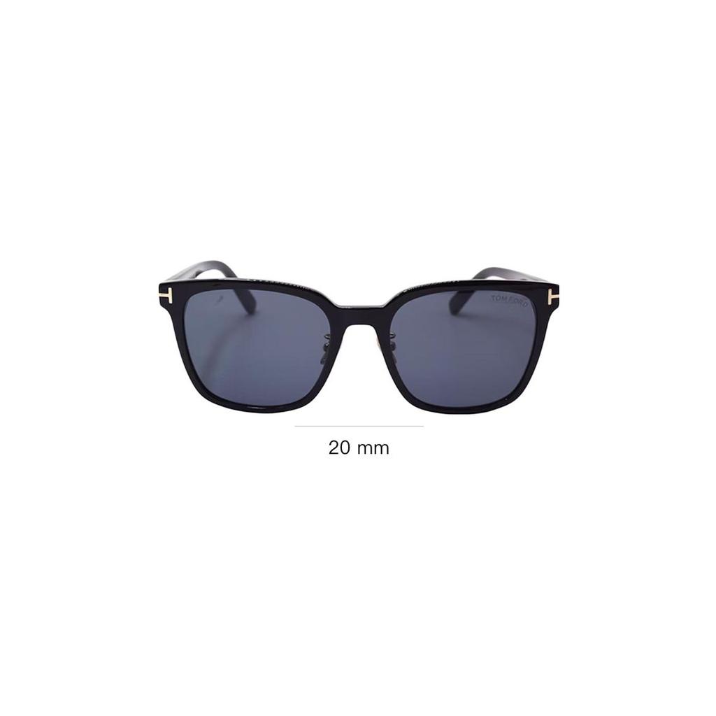 Tf T Logo Serie Leichtes Design Quadratische Sonnenbrille Herren Sonnenbrille Schwarz FT1286-K-01A