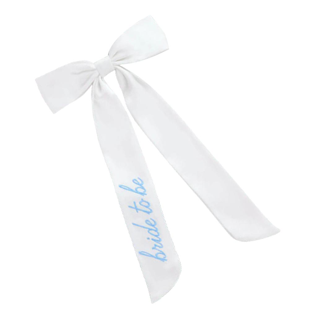 1PC Elegant Hair Bows Hair Clip Hair Ribbon Ponytail Holder Accessories For Wedding Party Or Bridal Shower Accessory