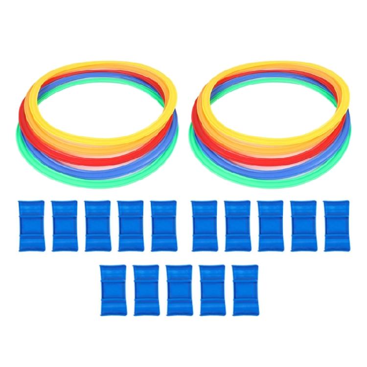Educational Hopscotch Ring Training Game For Kids Body Sensory Development Antislip Plastic Hoops for Outdoor Activity