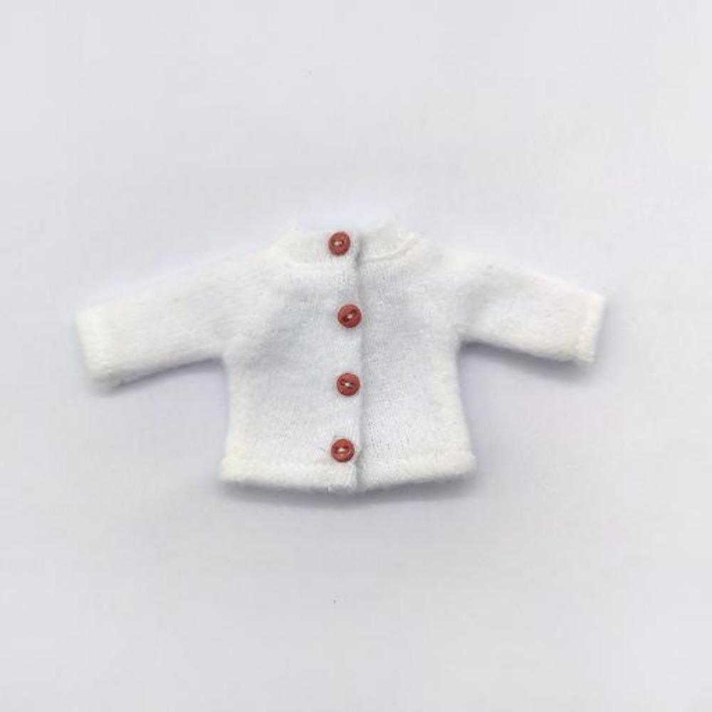 

Handmade Doll Knitted Sweater Cardigans Kids DIY Gift Toys For 1/11 OB11 Dolls/for 1/12 Dolls