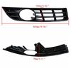 A51K-Car 1 Pair Front Bumper Side Lower Fog Light Cover Grilles For Passat B6 2006-2009