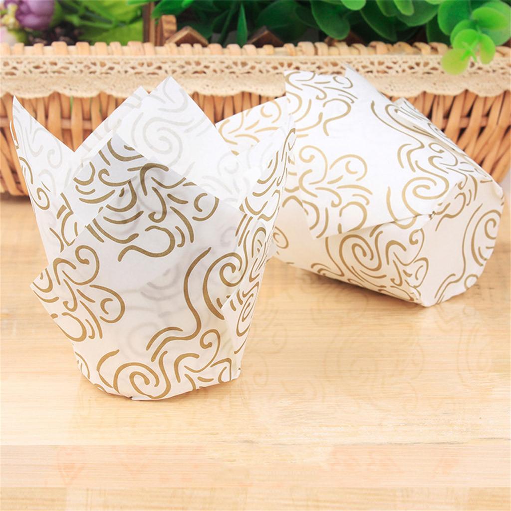 Cupcake Liners Cup Paper Tuli Baking Wrappe Case Cake Muffin Cup Box