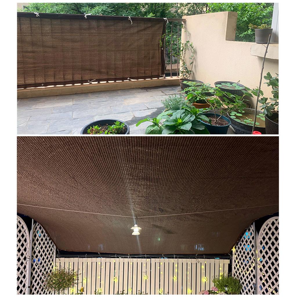 Outdoor Shade Cloth Practical Mesh Cover With Grommets For Garden Pergolas Plant Freeze Protections And Sunblocks