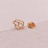 Personality Hollow Metal Brooch Anti Exposure V-neck Buckles Accessories Versatile Small Brooch Pin Coat Buttons Ornaments Gifts