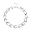 Geometric Chain Necklace For Women Men With Gold Plating For Party Wear