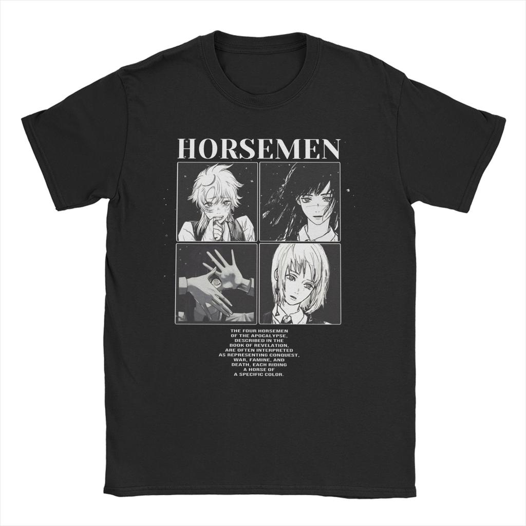 Herren Damen T-Shirts Yoru Chainsaw Man Anime Lustig 100% Baumwolle T-Shirt Tanaka Rückenmarks-Schwert T-Shirt Kleidung Übergröße