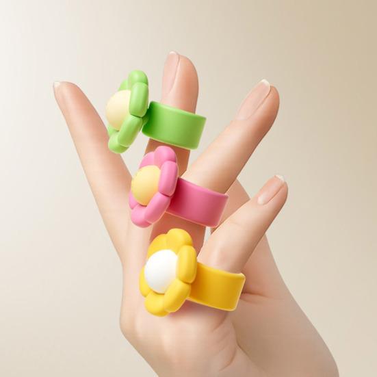 Flower Door Handle Anti-collision Pad Stopper Wall Silicone Door Protector Universal Floral Door Lever Mount