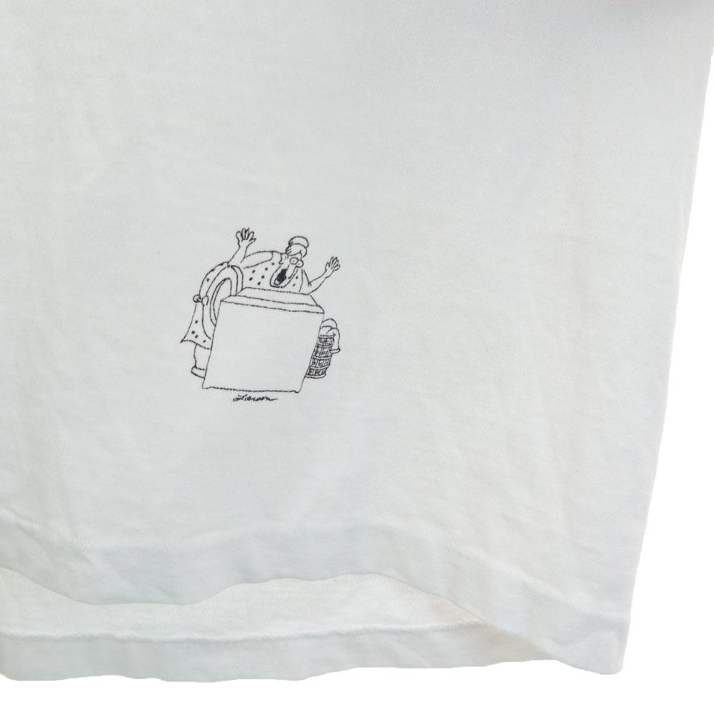 THE FAR SIDE 80s Made in USA Print Short sleeve Single stitch T-shirt Men's Used