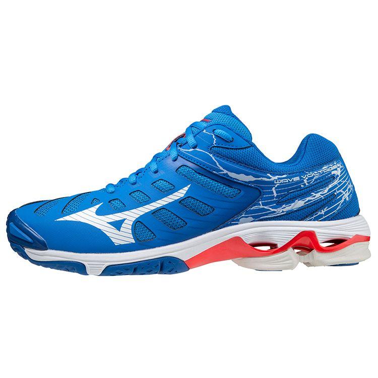 Mizuno Wave Momentum 2 Durable Non-Slip Volleyball Shoes Unisex Shoes Blue White V1GA216024