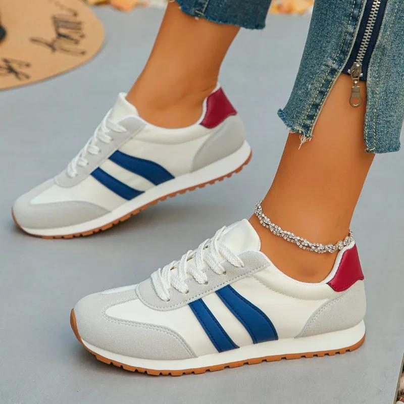 Fashion Women's Casual Lightweight Breathable Sport Shoes 2025 Spring Autumn New All-match Running Sneakers Zapatos De Mujer Tenis Jeans