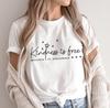 Freundlichkeit ist kostenlos T-Shirt, Minimalistisches inspirierendes T-Shirt