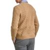 Polo Ralph Lauren Solid Color Long Sleeve Small Pony Embroidered Cable Knit Sweater Men sweater Brown 710876762009