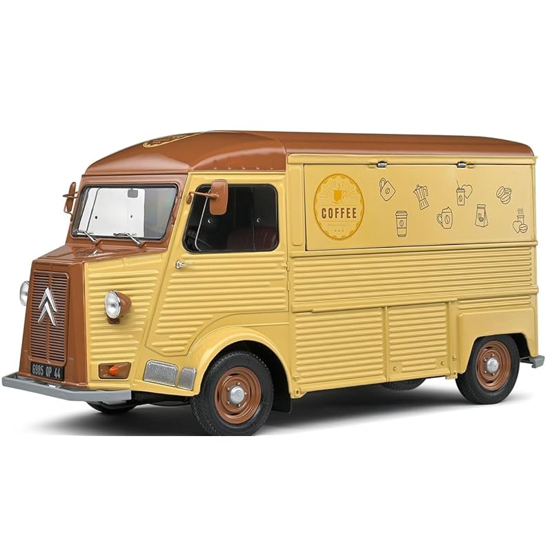 

Solido 1/18 Citroen HY cafe ambulant 1969 года SOLIDO CITROEN TYPE CAFE AMBULANT мини-автомобиль S1804818 [продукт]
