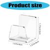 Pack Of 2 Kitchen Sink Sponge Holder Strong Adhesive Acrylic Rack for Dish Sponges and Brushes Bathroom Accessories