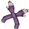 Stretchable Full Arm Gloves With Web Design Ideal Cosplay Gloves for Halloween Witch Costume Accessories