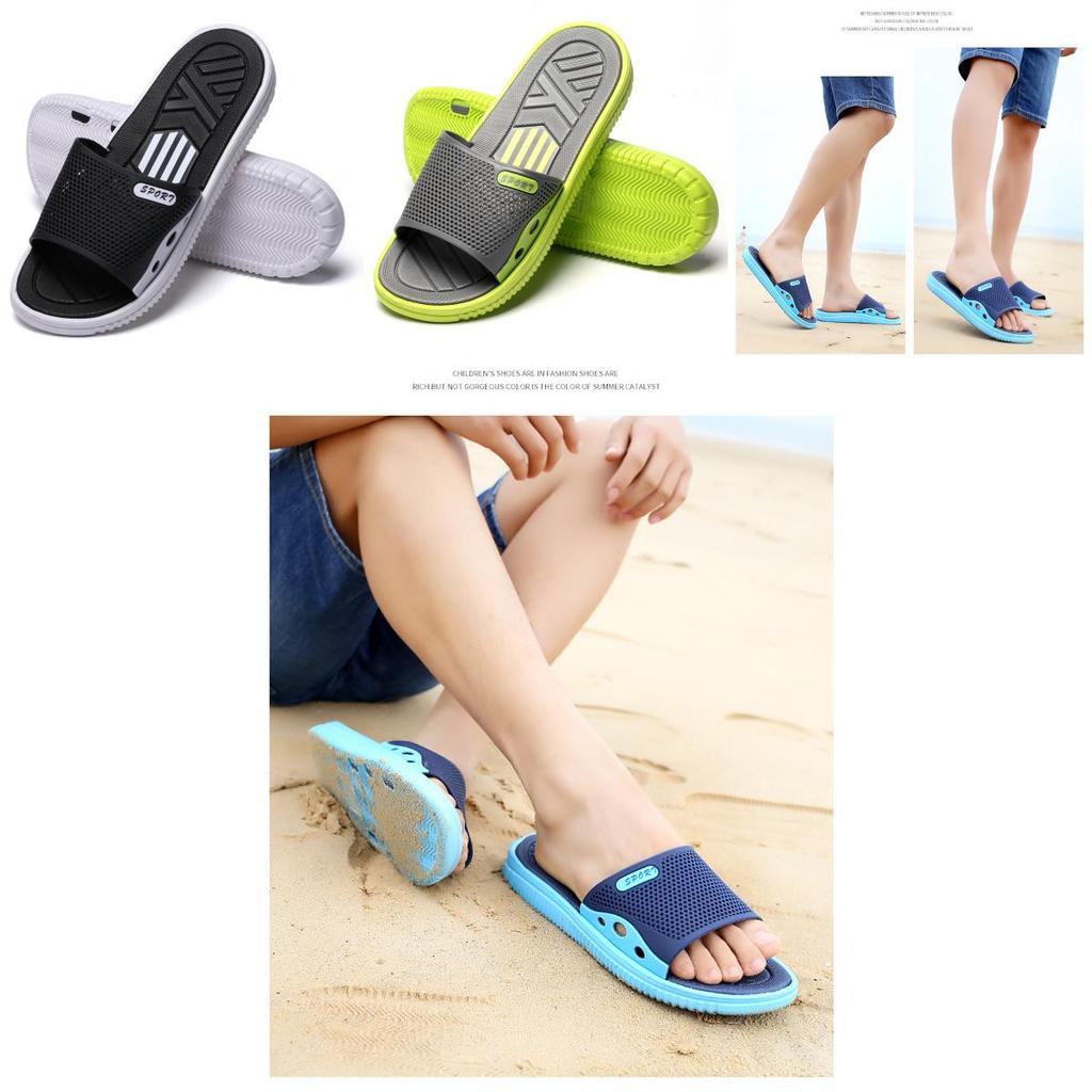 Premium Quality Men Flat Bath Slippers With Classic Timeless Design In Dark Blue