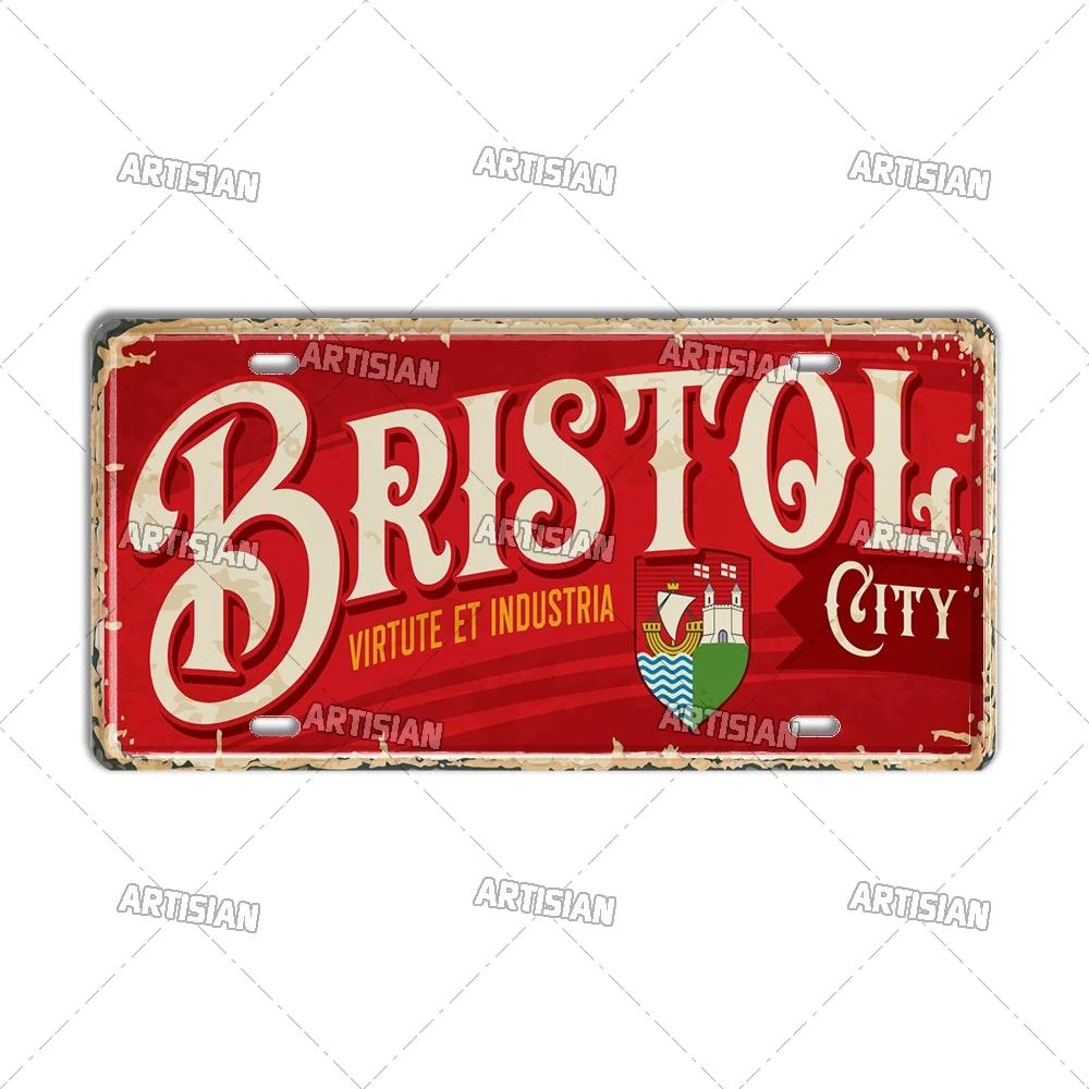 Artisian Britain Scotland Northern Ireland Landmark License Plate England UK Metal Tin Plaque United Kingdom City Car Metal Sign