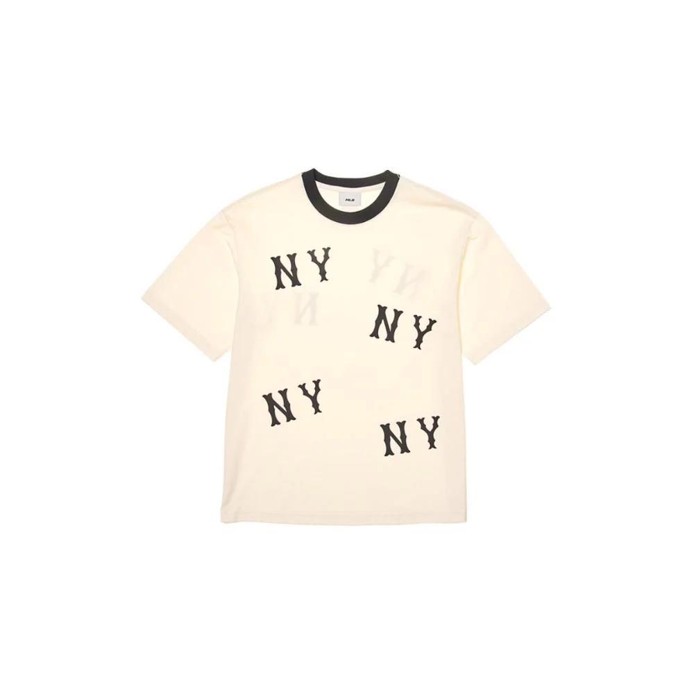 

New MLB New York Yankees T Shirt Unisex Cream 3ATSG0144-50CRS L