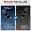 Driver Power Window Switch for 2018-2021 Jeep Compass, 6BZ27LXHAA | Front Left Switch with 2-AUTO Layout; Match OE, Mirror Controls and Rear