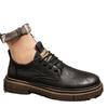 Leather shoes new spring casual derby dad business dress British style low top Martin boots