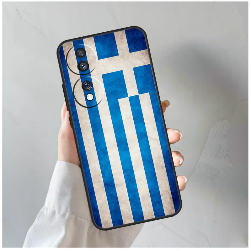 Greece Greek Flag Case For Honor 90 Lite 50 70 Magic 5 6 Pro X6 X7 X8 X9 X6a X7a X8a X9a X9b X8b Cover Coque