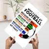 Funny Soccer Quote Soccer Poster Customized Wall Art Vintage Metal Signs Retro Tin Plaque for Man Cave Living Room Decorations