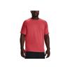 Under Armour Solid Color Crew Neck Sports Tee Men Tops Red 1378988-638