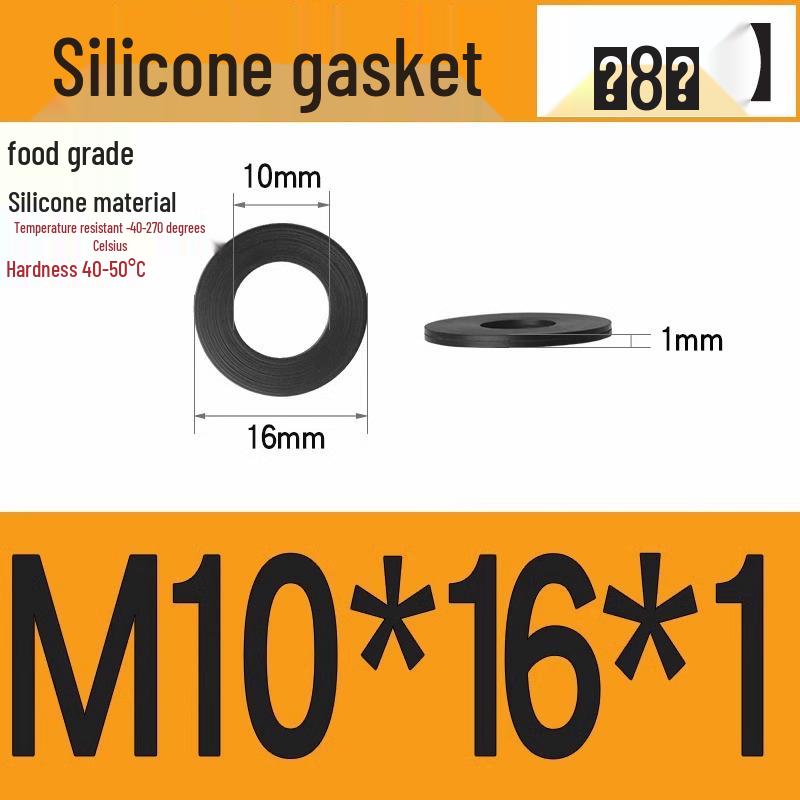 Silicone High-Temp Waterproof Gasket & Shock Absorbing Seal Pad