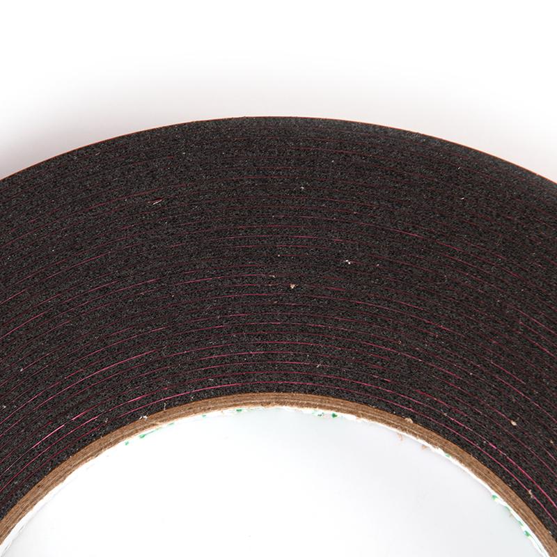 Bandă adezivă permanentă cu două fețe, puternică, de 10 m, super lipicioasă, cu căptușeală roșie