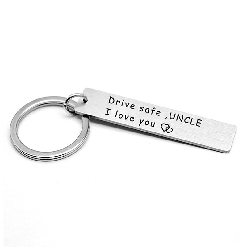 День отца День матери Брелки Кольца Держатель Подвески Нержавеющая сталь Для семьи Мамы — фото 9