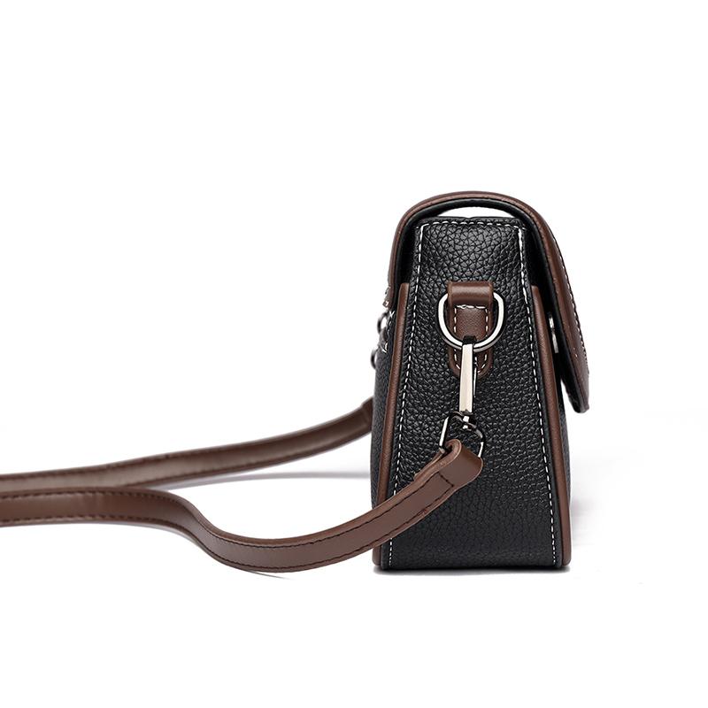 Luxo couro genuíno pequeno saco do mensageiro crocodilos padrão bolsa de ombro feminina crossbody bolsa de couro de vaca nova'