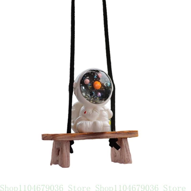 Huśtawka astronauta samochód wiszący ozdoba huśtawka samochód wisiorek huśtawka astronauta samochód dekoracja lusterka wsteczne samochodu wisiorek