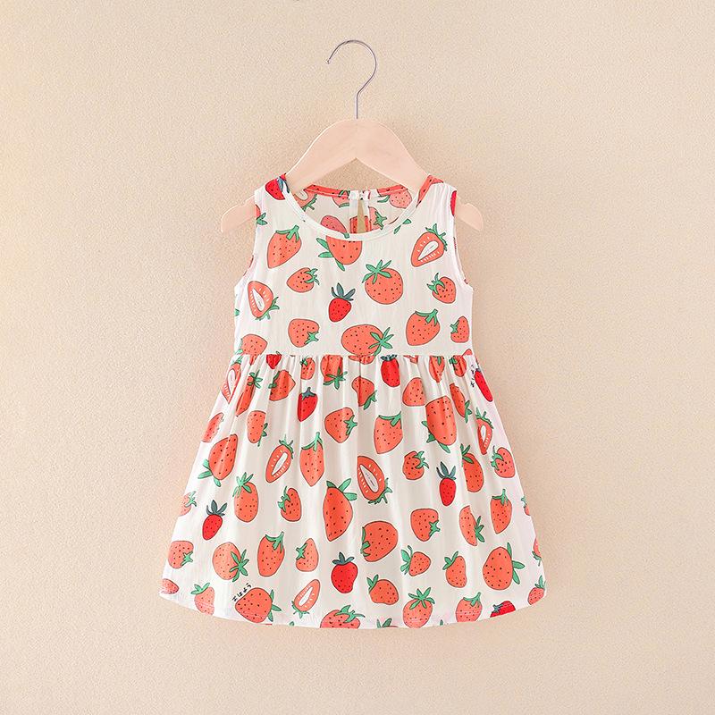 Girls' Summer Cotton Gauze Dresses & Pajamas: Children's Beachwear & Princess Skirts