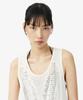 LACOSTE Women'S Mesh Sleeveless Sweater Af9854-56G 70V