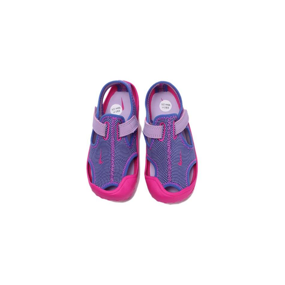 Nike Sunray Protect Slip Resistant And Breathable Toddler Shoes Blue Pink Infant And Toddler 903634-500