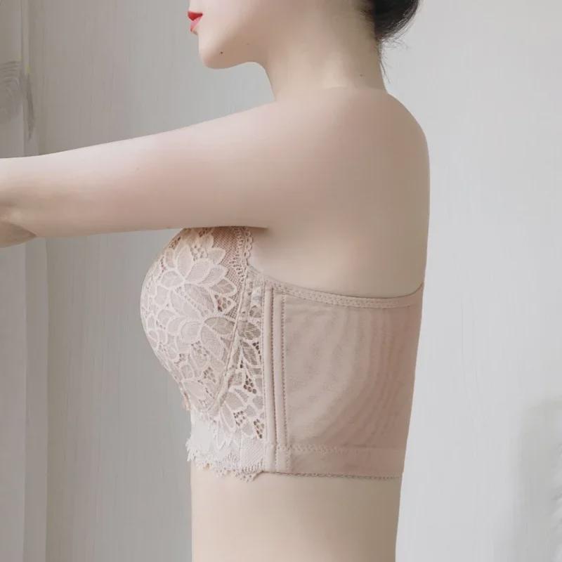 Ultra tenký bandeau podprsenka s plnými košíčky pro všechny velikosti - Podpora proti ochabování pro jaro a léto